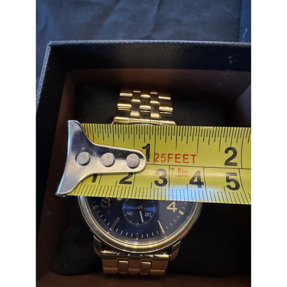 COACH Men's Harrison Gold-tone Bracelet Watch with Box - Picture 7 of 9
